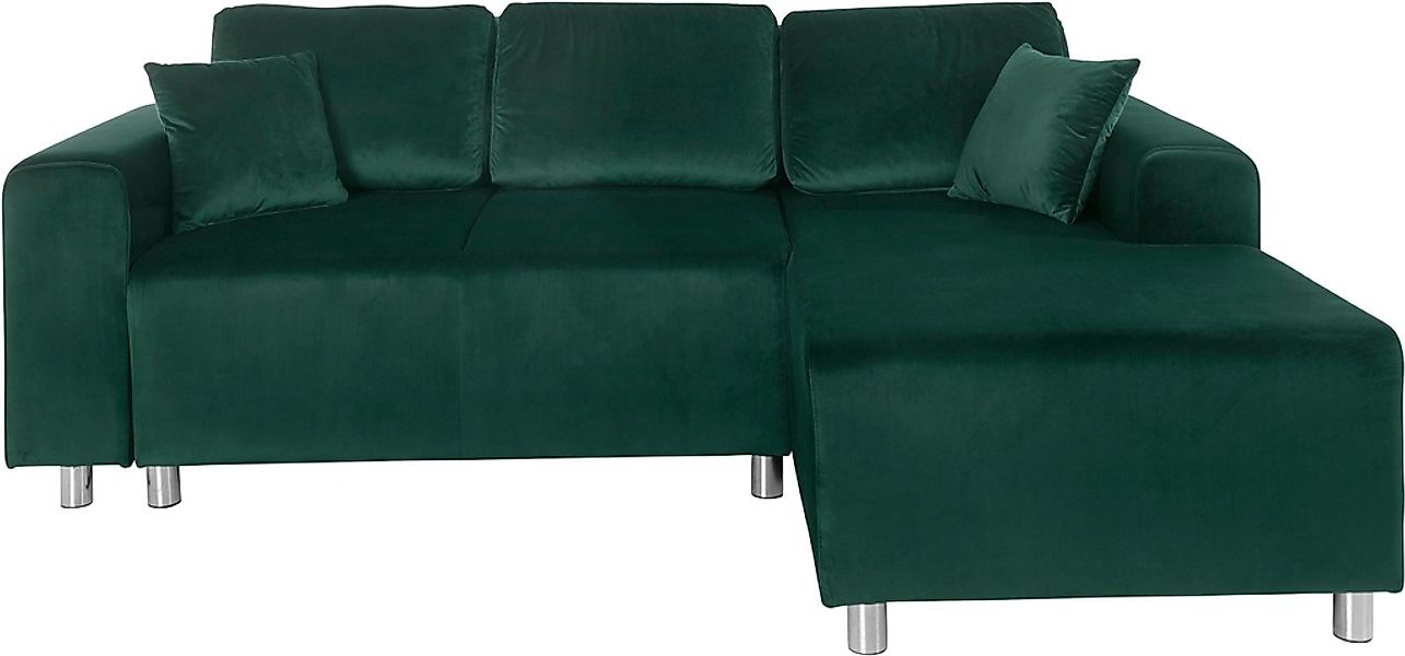 Home affaire Ecksofa "Györ" L-Form, wahlweise mit Bettfunktion und Bettkast günstig online kaufen