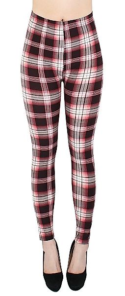 dy_mode Leggings Damen Leggings Karo Muster günstig online kaufen