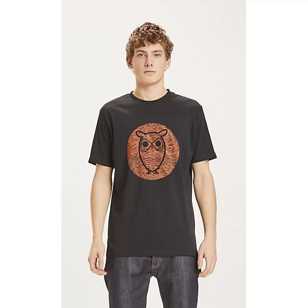 T-shirt Alder Basic Tee Mit Eulen-print Big Owl Lined günstig online kaufen