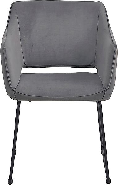 TOM TAILOR HOME Schalenstuhl "T-VELVET ARMCHAIR", (Set), 2 St., Samtstoff S günstig online kaufen