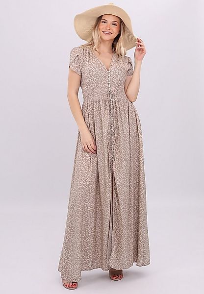 YC Fashion & Style Sommerkleid Maikleid mit V-Ausschnitt, Knopfleiste und S günstig online kaufen