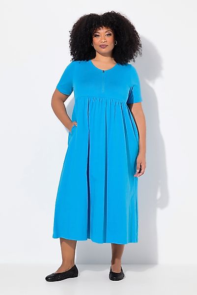 Ulla Popken Maxikleid Maxikleid A-Linie Zipper günstig online kaufen