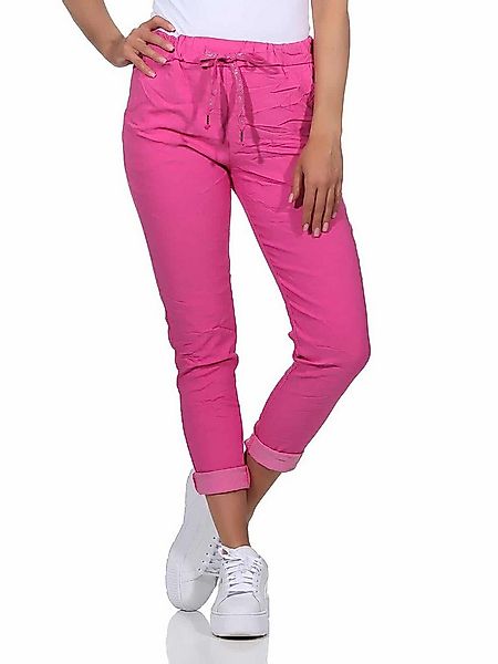 OriginalYou Schlupfhose Sommerhose Damen Chinohose moderner Knitterlook, el günstig online kaufen