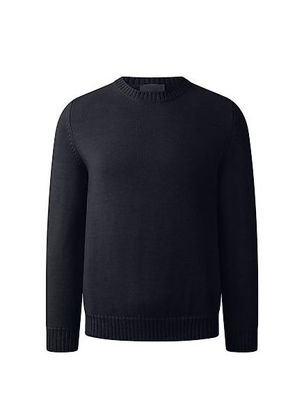 MAERZ Muenchen Strickfleece-Pullover Pullover Rundhals 1/1 Arm günstig online kaufen