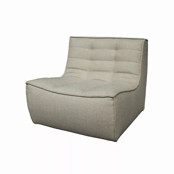 Lounge Sessel N701 textil beige / Stoff - Ethnicraft - Beige günstig online kaufen