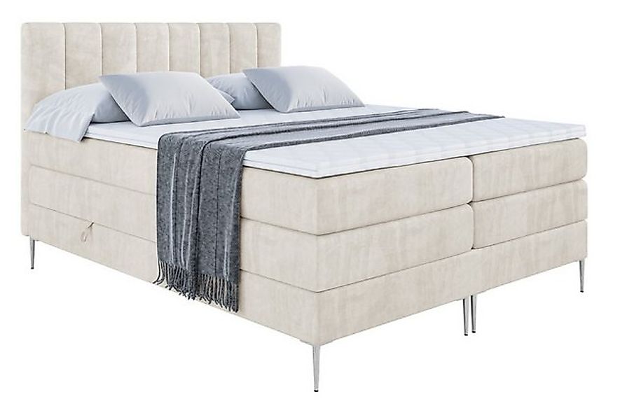ALTDECOR Boxspringbett OTTA-F KING (Multipocket-Matratze H4, H3 Matratze Bo günstig online kaufen
