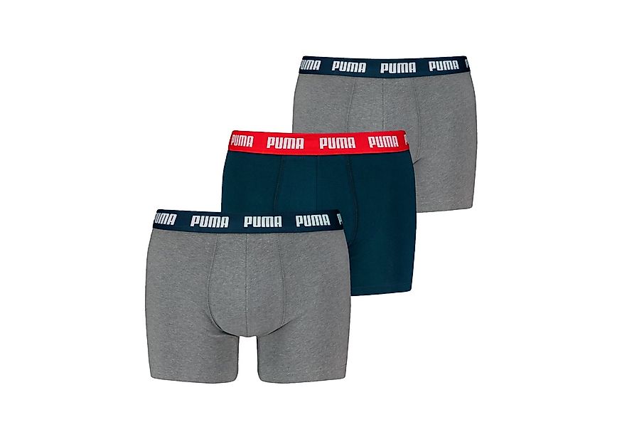 PUMA Boxershorts PUMA MEN EVERYDAY BOXERS 3P (3er Pack) mit Komfortbund günstig online kaufen