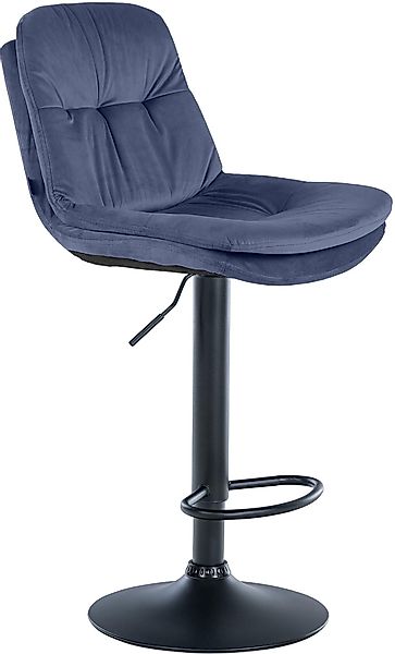 CLP Barhocker Laurel, mit Samtbezug, drehbar, günstig online kaufen