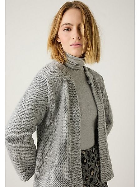 MORE&MORE Strickjacke 3/4-Arm-Cardigan mit Wollanteil günstig online kaufen