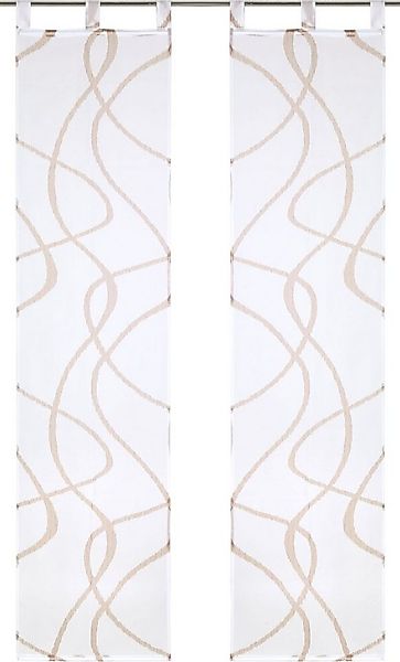 my home Schiebegardine Bene (2 St), Schlaufen, transparent, Polyester, Inkl günstig online kaufen