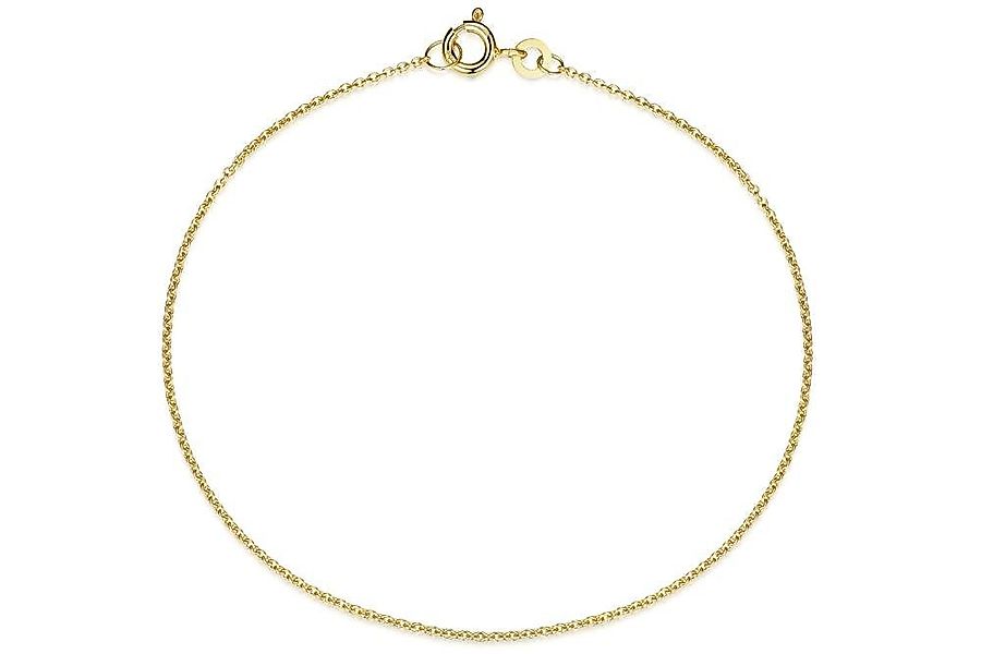 Silberkettenstore Goldarmband Erbsketten Armband 1,1mm - günstig online kaufen