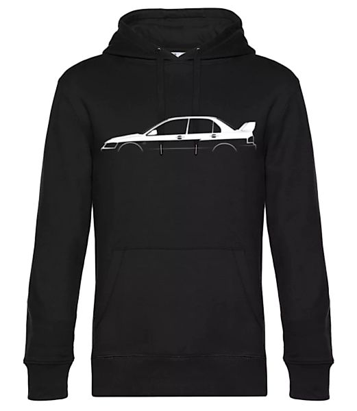 'Mitsubishi La. Evo. IX MR' Silhouette · Unisex Premium Hoodie günstig online kaufen