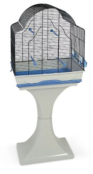 Vogelkäfig Daisy 36,5 X 56 X 127 Cm Grau/blau günstig online kaufen