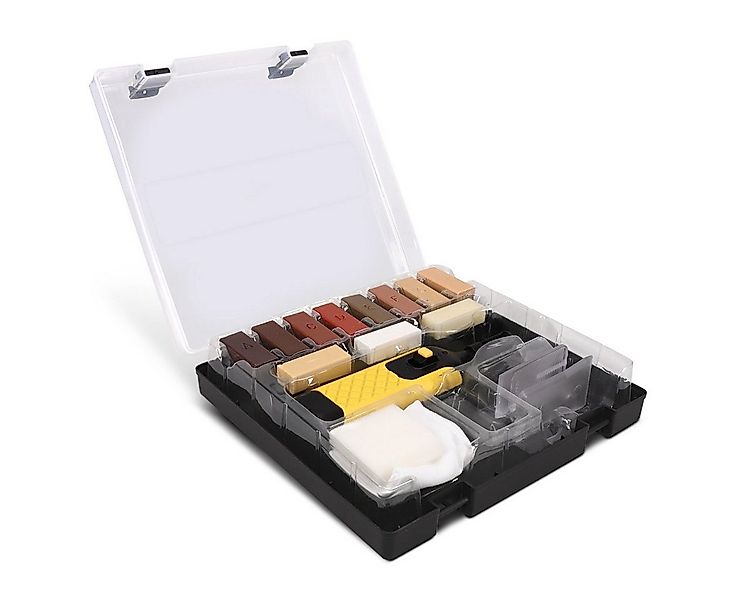 Navaris Boden-Reparaturset -Laminat-Parkett-Reparaturset, 17-teilig, Wachs günstig online kaufen