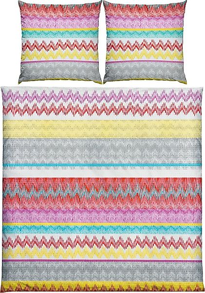 Erwin Müller Bettwäsche Bettwäsche, Seersucker, Grafik günstig online kaufen