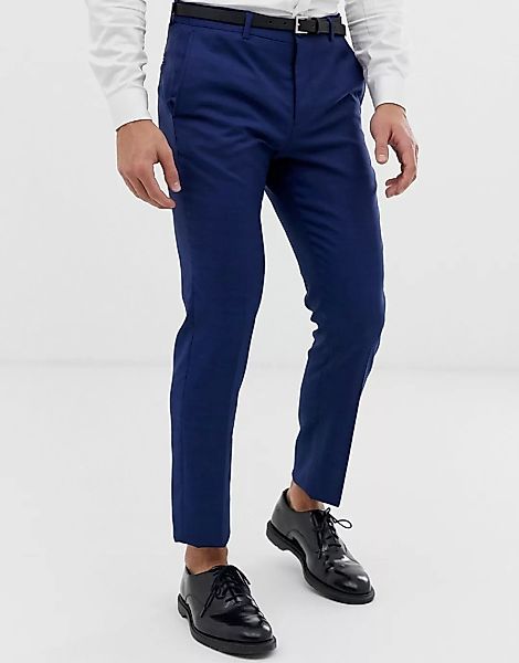 Jack & Jones – Premium – Schmale Anzughose in Blau günstig online kaufen