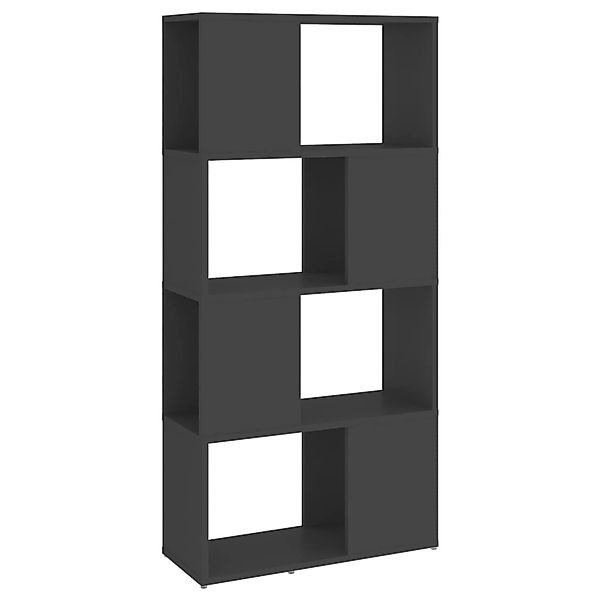 VidaXL Bücherregal Raumteiler Grau 60x24x124,5 cm Holzwerkstoff günstig online kaufen