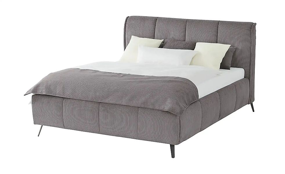 pop Polsterbett mit Bettkasten Pamela ¦ grau ¦ Maße (cm): B: 180 H: 113 Bet günstig online kaufen