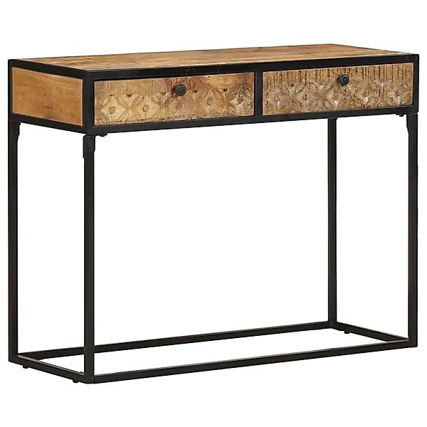vidaXL Konsolentisch 100x35x75 cm Mango Massivholz 321713 günstig online kaufen