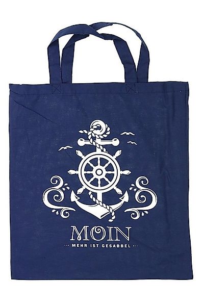 ELLUG Einkaufsshopper Maritime Stofftasche dunkelblau mit einseitig bedruck günstig online kaufen