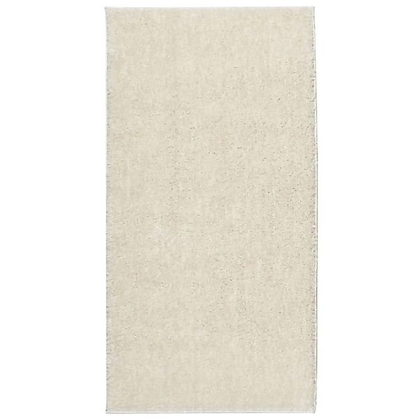 vidaXL Teppich ISTAN Hochflor Glänzend Creme 100x200 cm 375663 günstig online kaufen