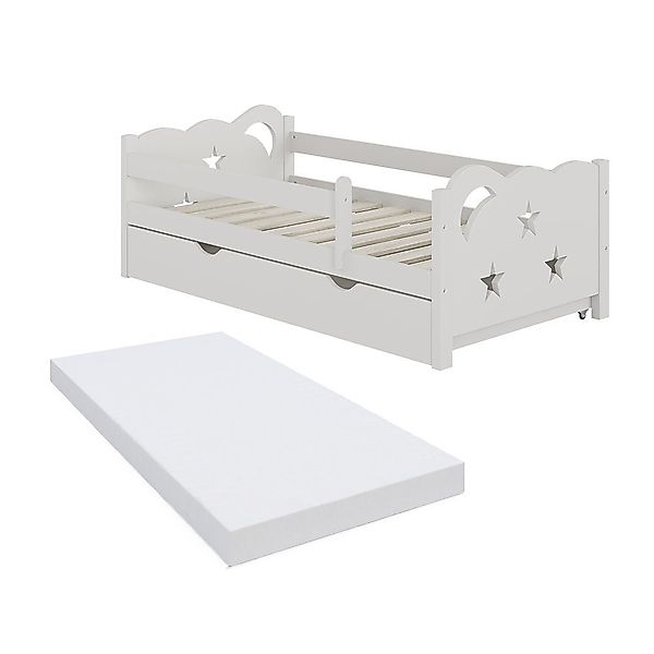 VitaliSpa® Kinderbett Jessica, Weiß, 70x140 cm günstig online kaufen
