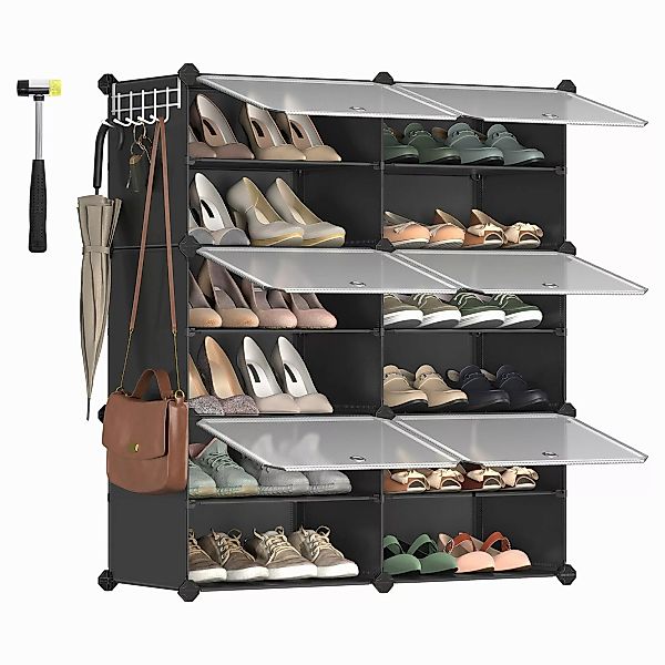 SONGMICS Schuhregal Schuhschrank, 4/6/10/12 Fächern mit günstig online kaufen