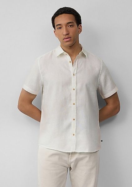 s.Oliver Kurzarmhemd Hemd Regular Fit: Leichtes Kurzarmhemd aus 100% Leinen günstig online kaufen