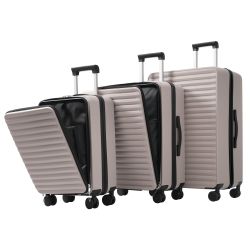 REDOM Hartschalen-Trolley Gepäckset 3-teilig, Front-Öffnungs-Design(M&L), 4 günstig online kaufen