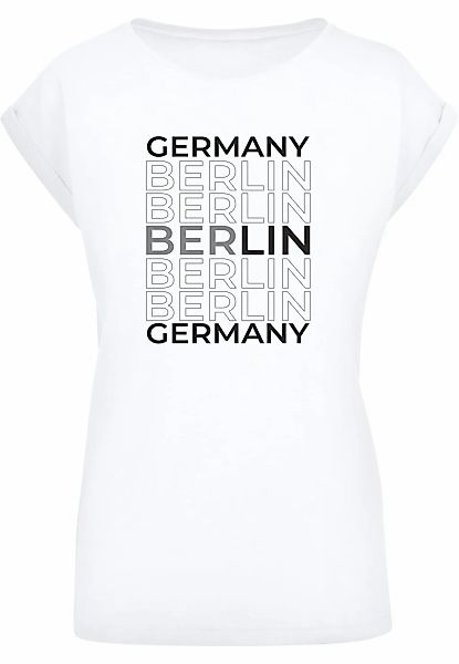 Merchcode T-Shirt "Merchcode Damen Ladies Berlin Extended Shoulder Tee" 1 S günstig online kaufen