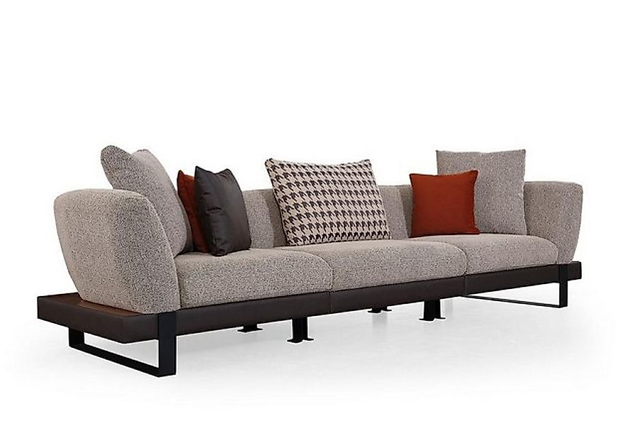 Xlmoebel Sofa Neu Luxuriöses Wohnzimmer-Sofa in Grau - Sitzcouch für das Wo günstig online kaufen