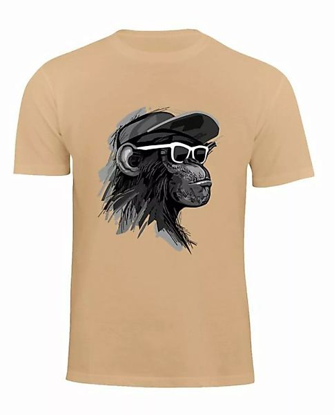 Cotton Prime® T-Shirt mit Affenmotiv - Cool Monkey mit Brille günstig online kaufen