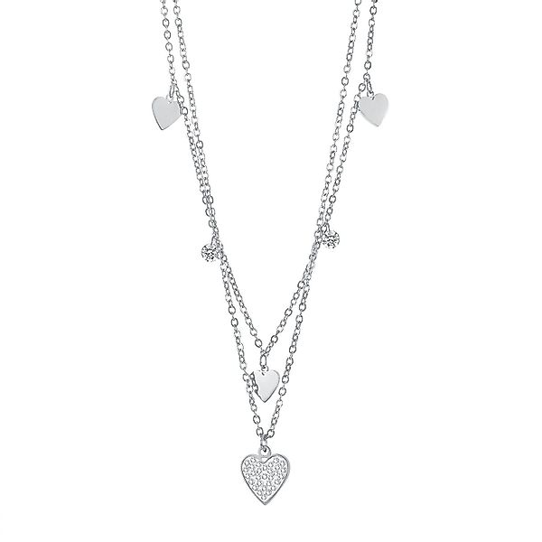 COLLEZIONE ALESSANDRO Kette mit Anhänger "Hearts", aus 925 Sterling Silber günstig online kaufen