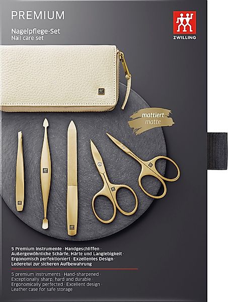 Zwilling Maniküre-Etui PREMIUM GOLD, 5 tlg., günstig online kaufen