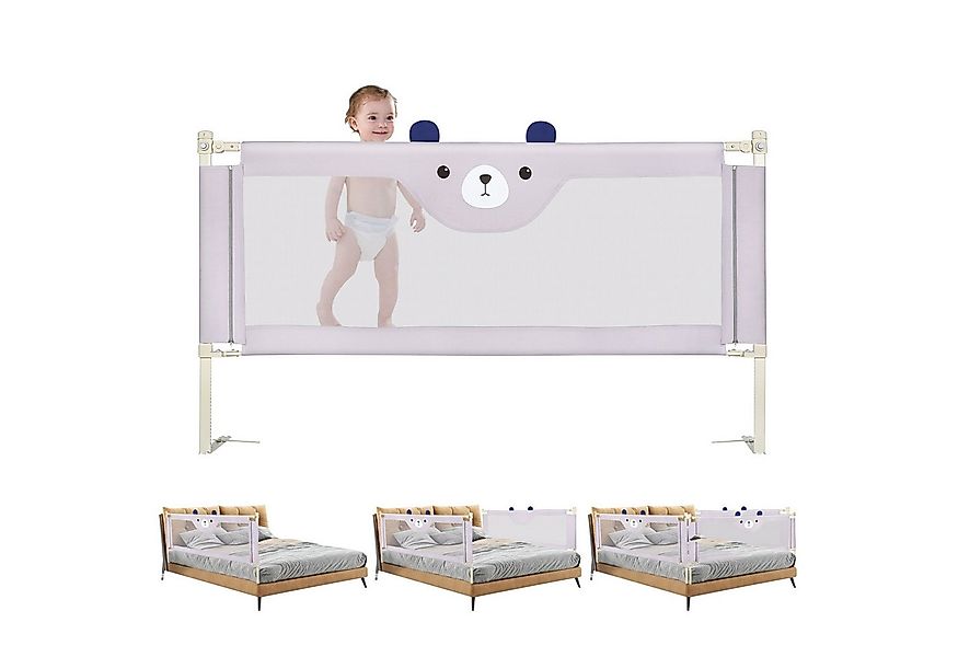 JEOBEST Bettschutzgitter Bettgitter Kinderbettgitter 180cm/200cm (Kleiner B günstig online kaufen