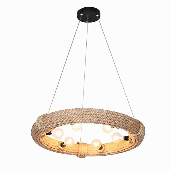 Deckenlampe Dkd Home Decor Braun Schnur (51 X 51 X 10 Cm) (47 X 47 X 10 Cm) günstig online kaufen