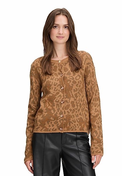 Cartoon Strickjacke "Damen Strick-Cardigan mit Rundhalsausschnitt", 1 Stk. günstig online kaufen