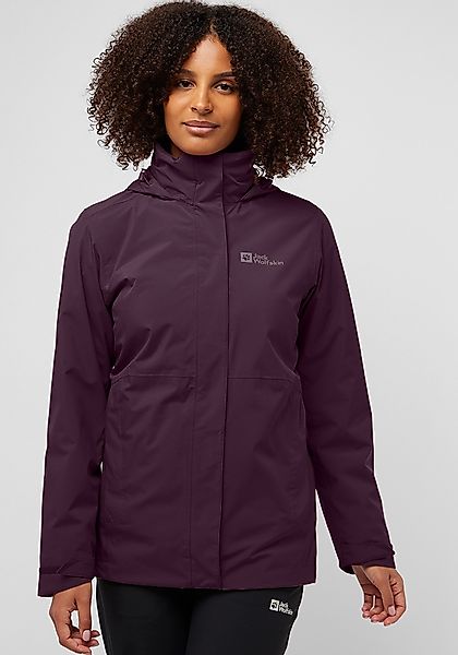 Jack Wolfskin 3-in-1-Funktionsjacke "ROTWAND 3IN1 JKT W", mit Kapuze günstig online kaufen