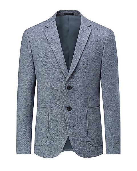 Allthemen Sakko im Slim Fit lässige Anzugjacke mit Streifen günstig online kaufen