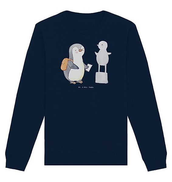Mr. & Mrs. Panda Longpullover Pinguin Museum besuchen Größe M - French Navy günstig online kaufen