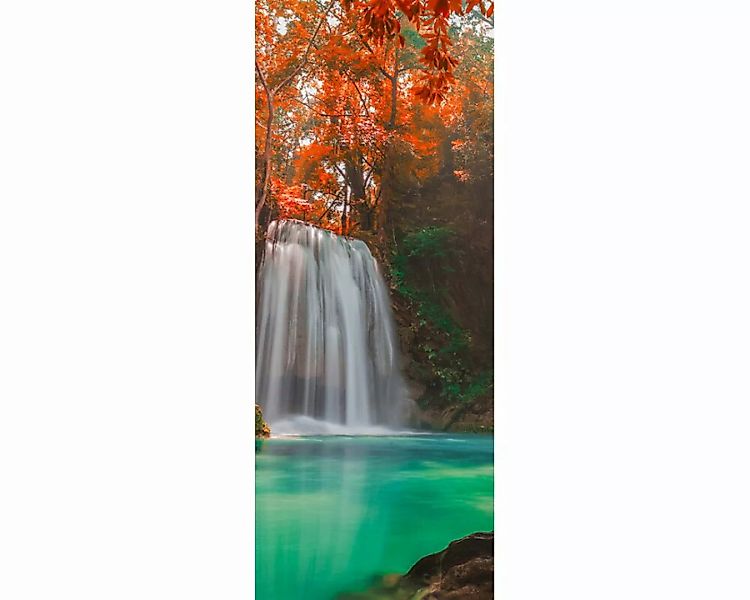 Dekopanel "Wasserfall" 1,00x2,50 m / selbstklebende Folie günstig online kaufen