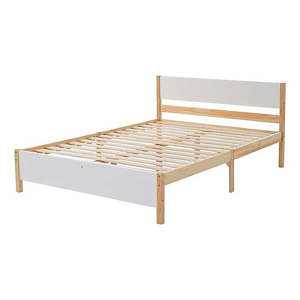 Gotagee Holzbett Einzelbett Futonbett Jugendbett Doppelbett Bett flaches Be günstig online kaufen