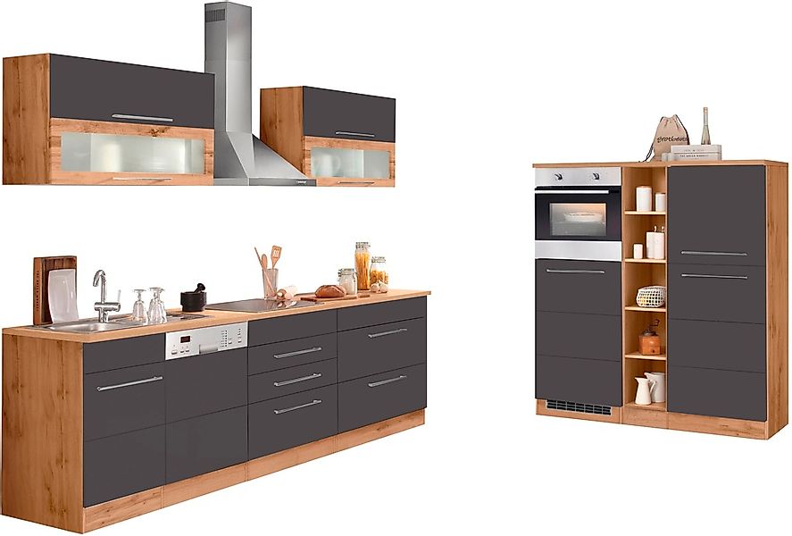 KOCHSTATION Küchenzeile "KS-Wien" Breite 440 cm, wahlweise mit E-Geräten un günstig online kaufen