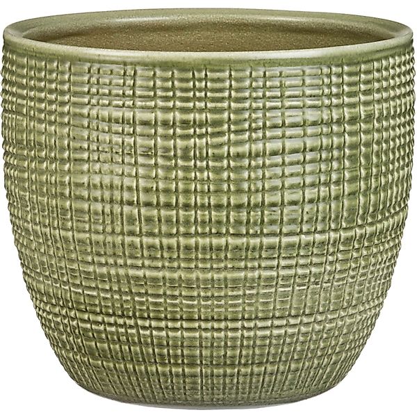 Scheurich Blumentopf Scheurich Übertopf Serie 866 Ø 19 x 16,9 cm kaki günstig online kaufen