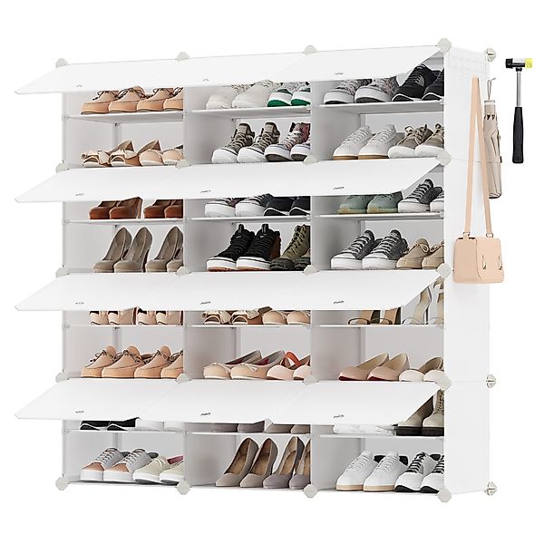 SONGMICS Schuhregal Schuhschrank, 4/6/8/10/12 Fächern mit günstig online kaufen