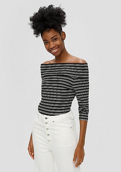 QS Langarmshirt T-Shirt Off-Shoulder Longsleeve günstig online kaufen