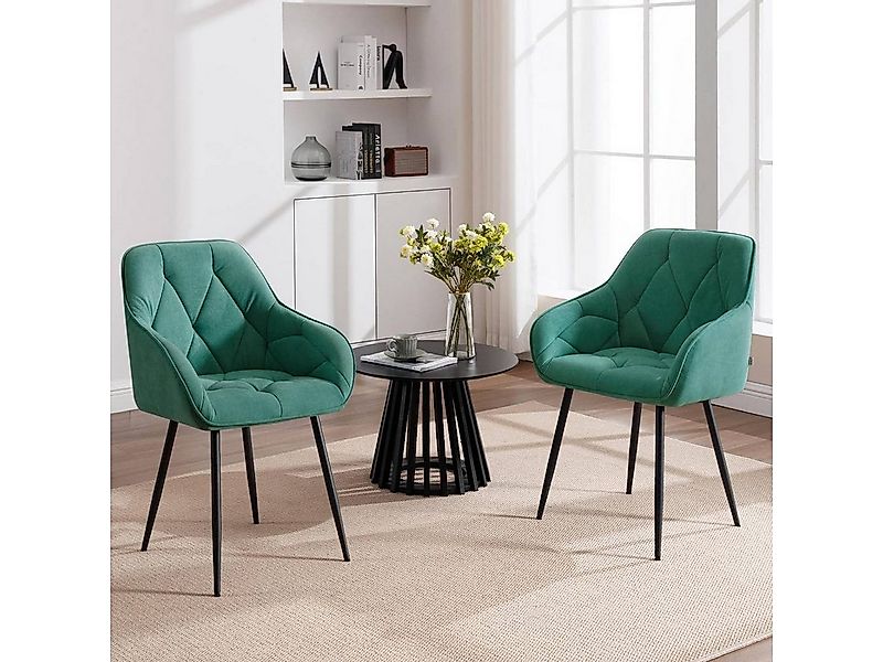 Woltu Polsterstuhl (Set, 2 St), Esszimmerstühle Ergonomisches Design Stuhl günstig online kaufen