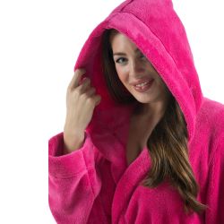 CelinaTex Bademantel Morgenmantel Damen kurz Fleece günstig online kaufen