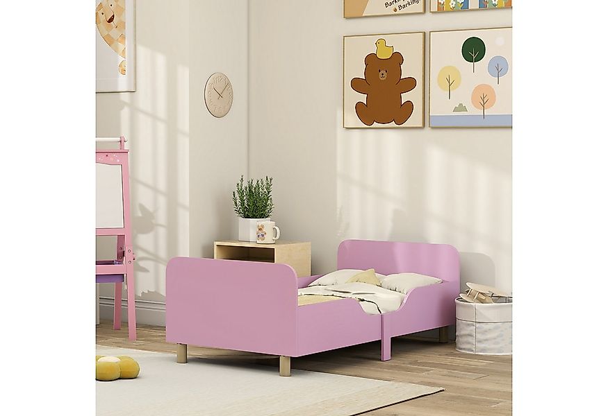 BlingBin Kinderbett Kleinkindbett mit Rausfallschutz, Lattenrost, Einzelbet günstig online kaufen