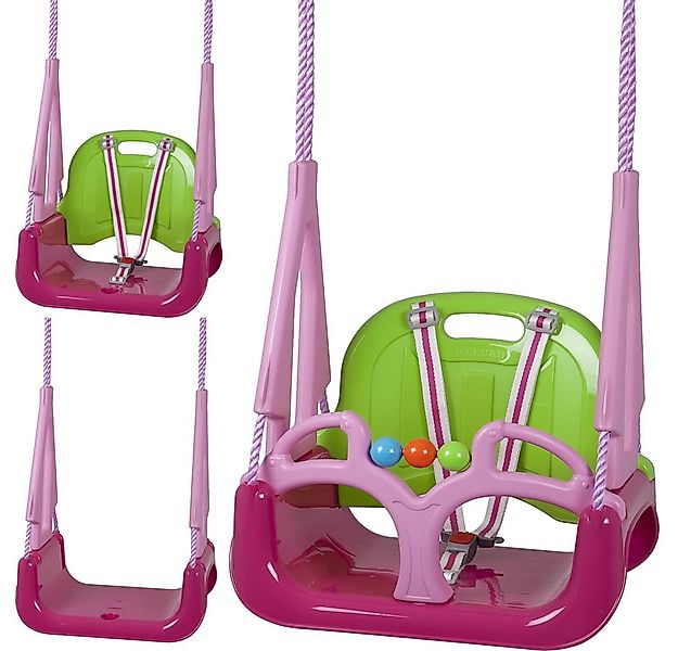 BabyGo Einzelschaukel Kinderschaukel Doremi 3 in 1 Outdoor bis 100 kg, DIN günstig online kaufen